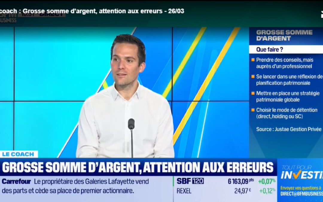 Grosse somme d’argent, attention aux erreurs