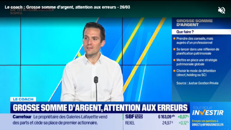 Grosse somme d’argent, attention aux erreurs