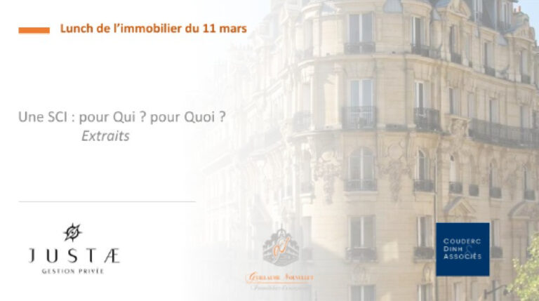 Une SCI : pour qui ? pour quoi ?
