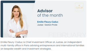 Emilie Fleury-Caduc est nommée Advisor of the month par RankiaPro Europe